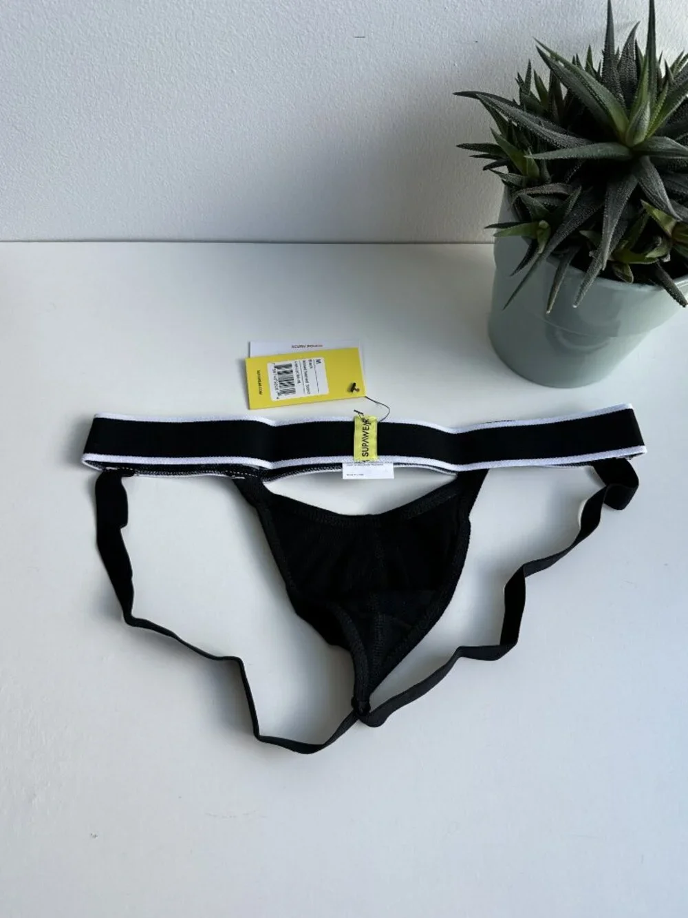 Supawear - Ribbed Slashed Jockstrap - Black (M)